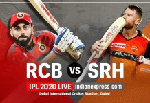Live IPL Match Today Online 2020: IPL 2020 Live Score, IPL T20 Live Match Score Online Streaming RCB VS SRH Live IPL Match Today Online 2020: IPL 2020 Live Score, IPL T20 Live Match Score Online Streaming RCB VS SRH